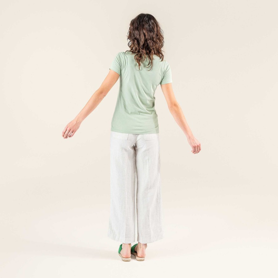 Clearance Ophelia | Linnen Broek Jeans En Broeken