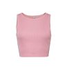 Wholesale Waargebeurd Verhaal Demi | Geribbelde Crop-Top Overhemden En Tops